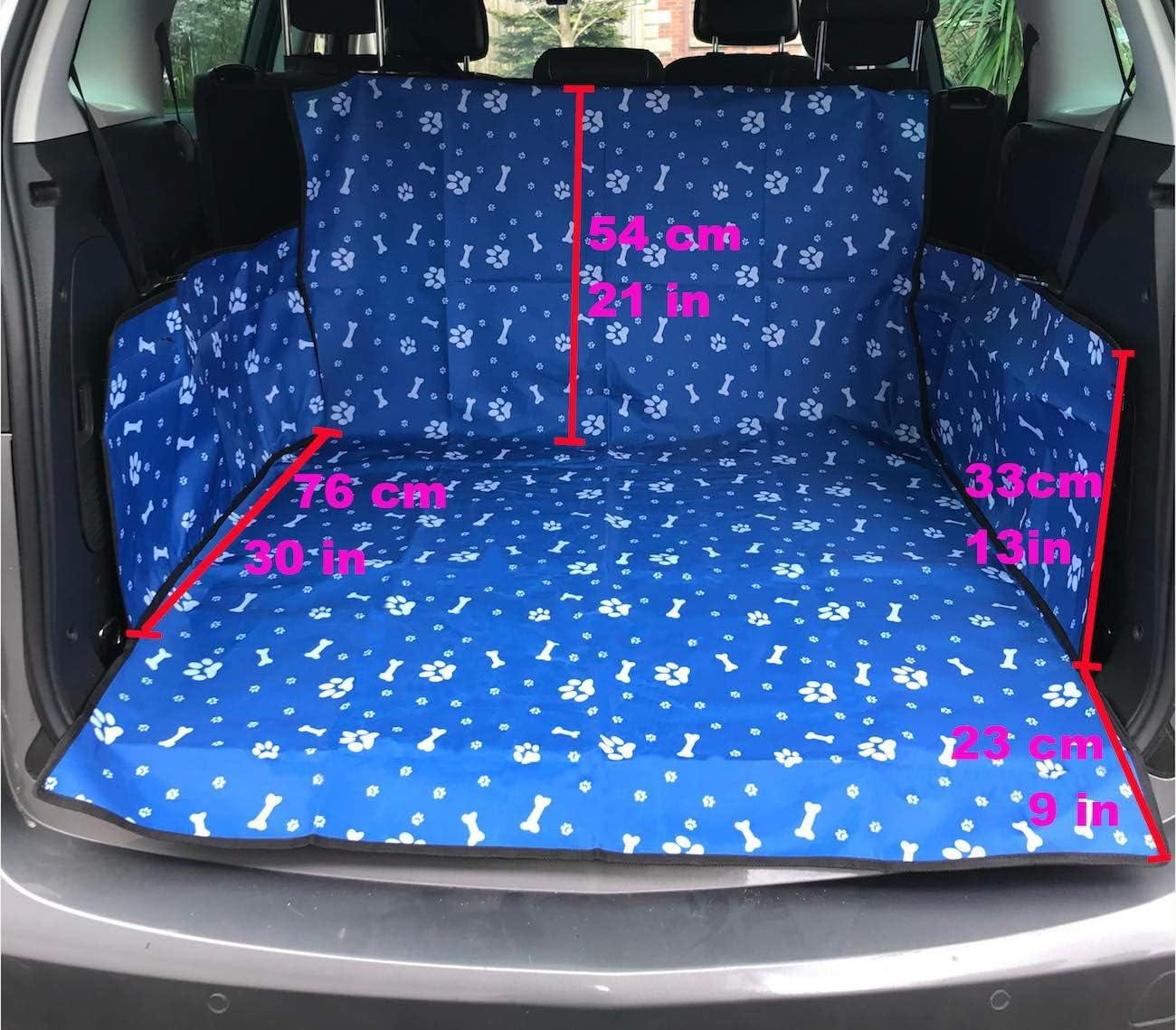 GoBuyer Waterproof Car Boot Liner Protector Covers for Dogs with Side Protection