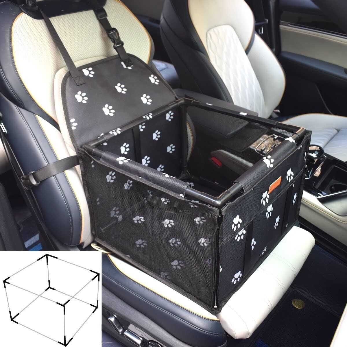 GoBuyer Waterproof Pet Travel Car Seat Booster Carrier Box and