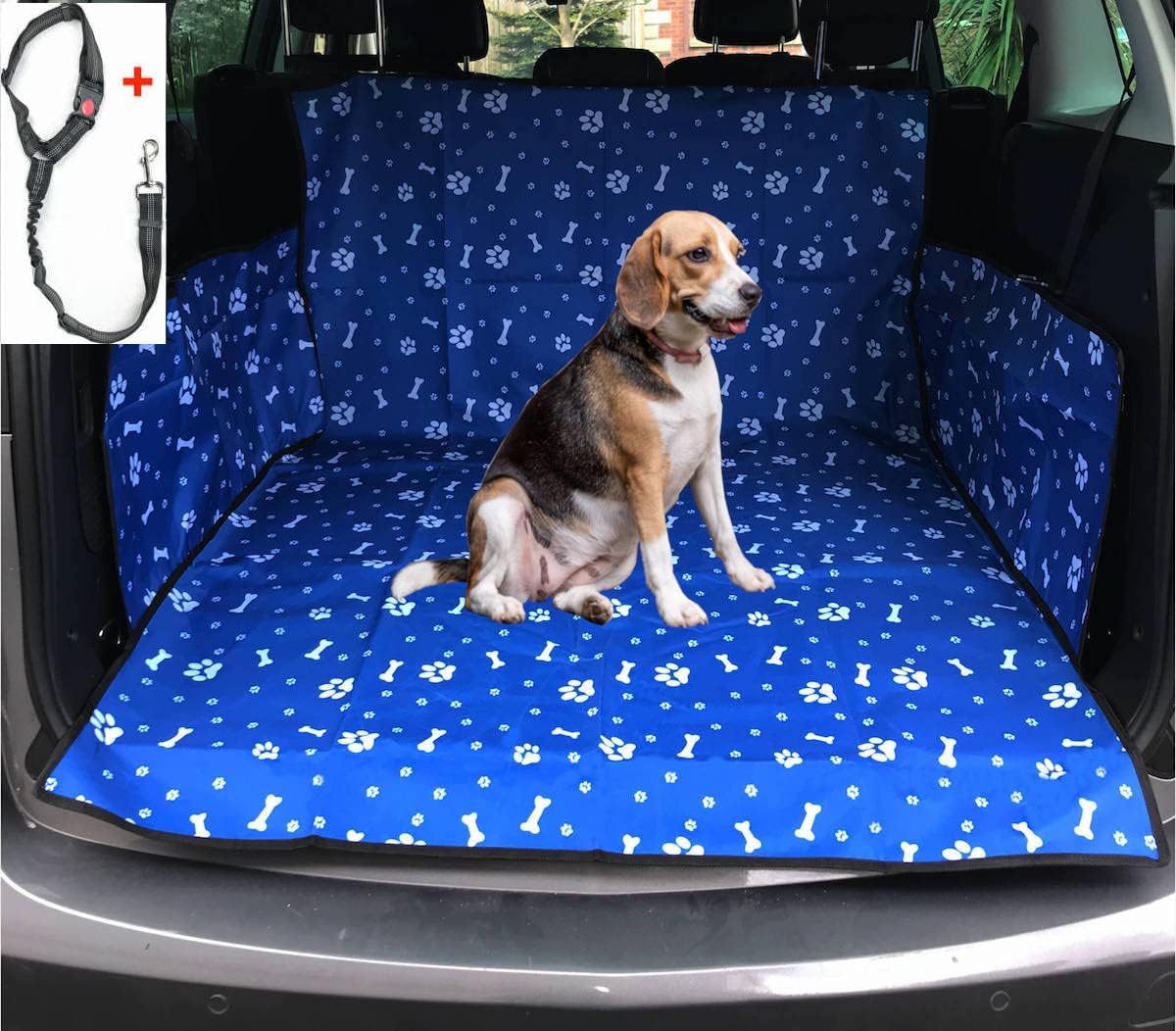 GoBuyer Waterproof Car Boot Liner Protector Covers for Dogs with Side Protection