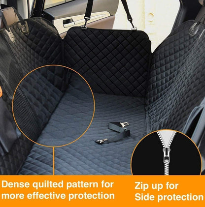 GoBuyer Dog Car Seat Cover Protector Liner Hammock for Car Boot and Back/Rear Seat Accessories - Universal, Heavy-Duty & Non-slip